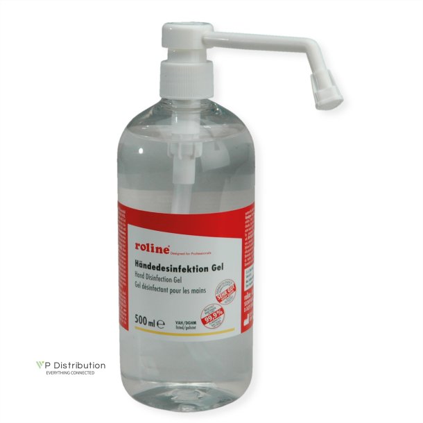 ROLINE Hand Disinfection, 500ml with spray neck