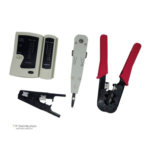 VALUE Network Tool Set, 4pcs.