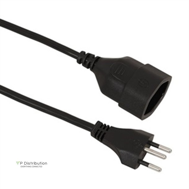 VALUE Extension Cable T12/T13 (CH), black, 3 m