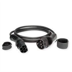 ROLINE EV Charging Cable Assembly Type2, 3-Phase, 480VAC (3P+N+E), 16 A, 11 kW, 3 m
