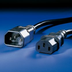 ROLINE Monitor Power Cable, IEC 320 C14 - C13, black, 3 m