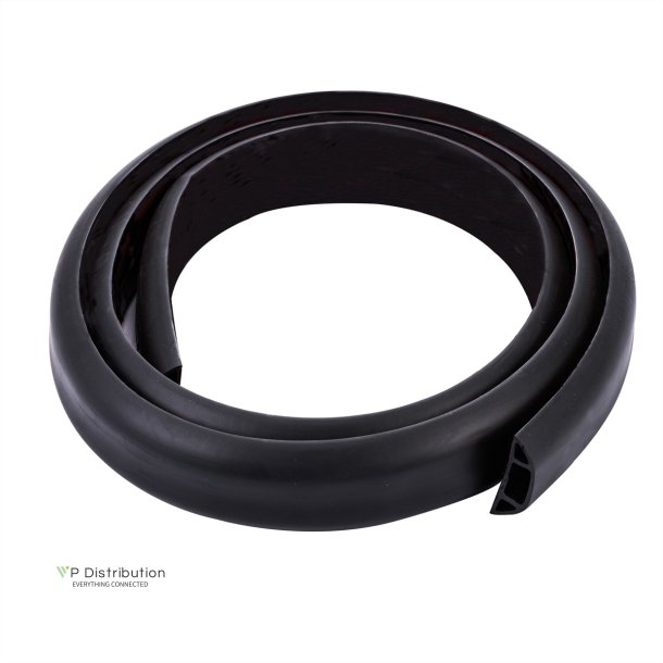 ROLINE Flex Cable Duct, TPE, black, 1.8 m