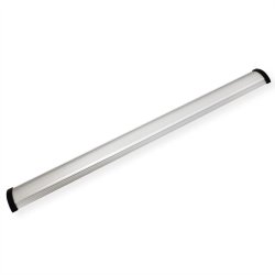 ROLINE 2-Channel Aluminum Floor Cable Cover, 92 x 22 mm, silver, 1.1 m