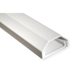 ROLINE Cable Cover, Aluminium, 33x18mm, white, 1.1 m