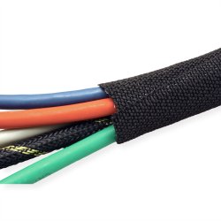 VALUE fabric hose SNAP for cable bundling, schwarz, 2,5 m