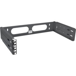 InLine&reg; 19" foldable rack, 2U, 24-40cm depth, black