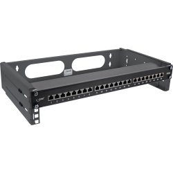 InLine&reg; 19" foldable rack, 2U, 24-40cm depth, black