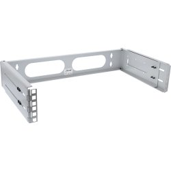 InLine&reg; 19" foldable rack, 2U, 24-40cm depth, grey