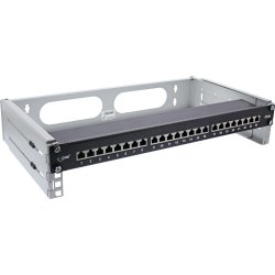 InLine&reg; 19" foldable rack, 2U, 24-40cm depth, grey
