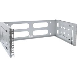 InLine&reg; 19" foldable rack, 4U, 24-40cm depth, grey