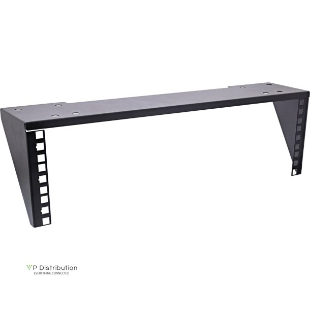 InLine&reg; 19" rack for under-table mounting, 3U, black