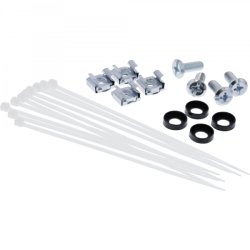 InLine 10" Patchpanel empty panel 12-way, for Keystone modules, 1U, RAL 9005 black