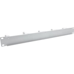 InLine&reg; 19" Cable management panel, 5 large brackets, RAL7035, grey