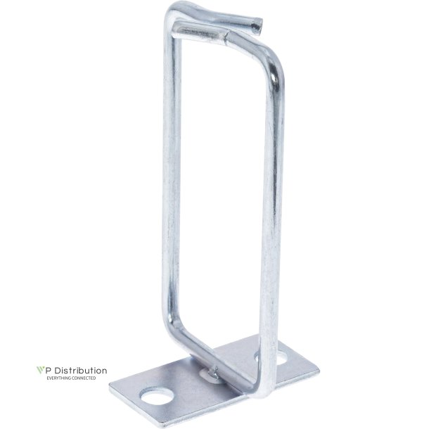 InLine&reg; Cable bracket, metal, zinc plated, 40x80mm