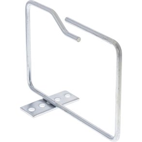 InLine Cable bracket, metal, galvanised, opening long side, 140x100mm