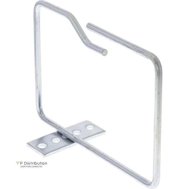 InLine&reg; Cable bracket, metal, galvanised, opening long side, 140x100mm