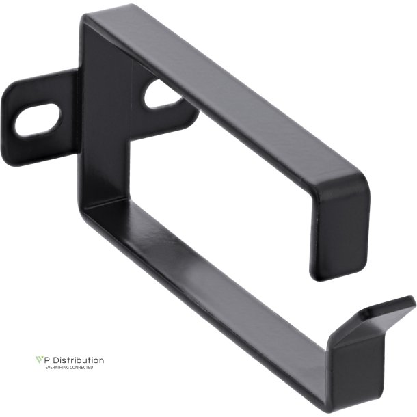 InLine&reg; Cable bracket, metal, 40x80mm black