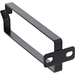 InLine&reg; Cable bracket, metal, 40x129mm black