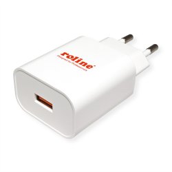 ROLINE USB Wall Charger, 1 Port (USB Type A), QC3.0, 18W