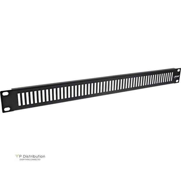 InLine&reg; 19" blind panel perforated, 2U, RAL 9005 black