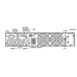 ROLINE ProSecure II 2000 RM2U - Online UPS, 19" Rack Version