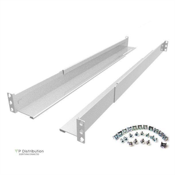 ROLINE UPS 19'' Rail Kit 2/3U 58-90 cm, RAL 7035 lichtgrau