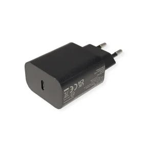 VALUE USB Charger mit Euro-Stecker, 1 Port (Typ-C PD), 25W