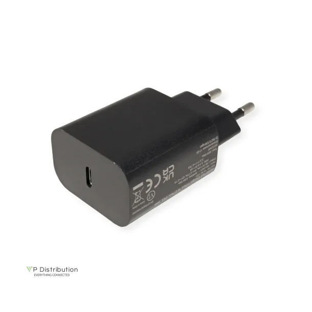 VALUE USB Charger mit Euro-Stecker, 1 Port (Typ-C PD), 25W