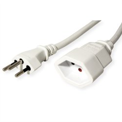 VALUE Extension Cable T12/T13 (CH), white, 3 m
