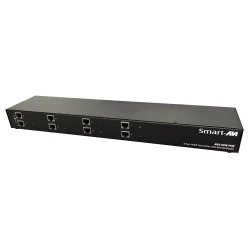 SmartAVI HDMI, Single-Head, &amp; IR 8-Port Rackmount Extender Transmitter over a Single Cat5/5e/6 Cable. Includes: [RK8- HDXPOE-TX, CCWPWR]