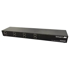 SmartAVI HDMI, Single-Head, & IR 8-Port Rackmount Extender Transmitter over a Single Cat5/5e/6 Cable. Includes: [RK8- HDXPOE-TX, CCWPWR]