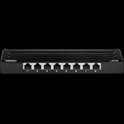 Trendnet 8-Port Cat6a Shielded Wall Mount Patch Panel