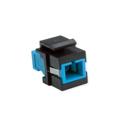 ROLINE Keystone Adapter W/SC SIMPLEX, Black+BLUE