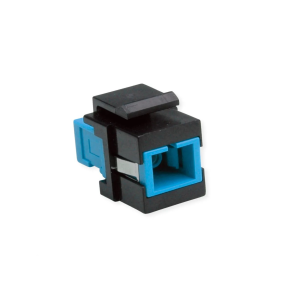 ROLINE Keystone Adapter W/SC SIMPLEX, Black+BLUE