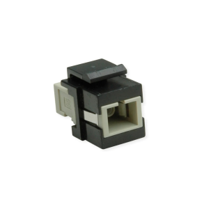 ROLINE Keystone Adapter W/SC SIMPLEX, Black+Beige