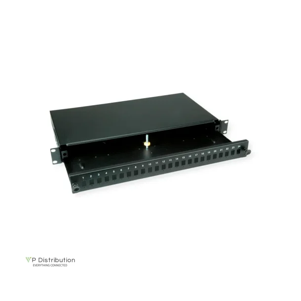 VALUE 19" empty 1UH SC Simplex/LC Duplex FO Patch Panel, 24P