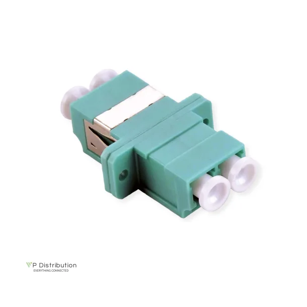 VALUE Fibre Optic Adapter, LC Duplex Plastic Body, w/Flange (OM3)