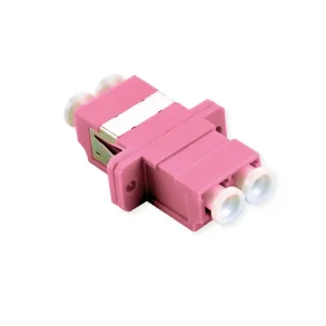 VALUE Fibre Optic Adapter, LC Duplex Plastic Body, w/Flange (OM4)