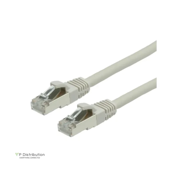 VALUE S/FTP (PiMF) PatchCord Cat.6/Class E, LSOH, grey, 0.5m