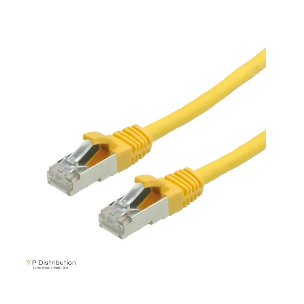 VALUE S/FTP (PiMF) PatchCord Cat.6/Class E, LSOH, yellow, 1.5m