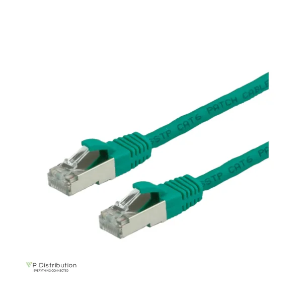 VALUE S/FTP (PiMF) PatchCord Cat.6/Class E, LSOH, green, 1.5m