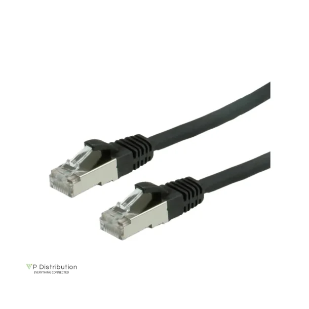 VALUE S/FTP (PiMF) PatchCord Cat.6/Class E, LSOH, black, 1.5m