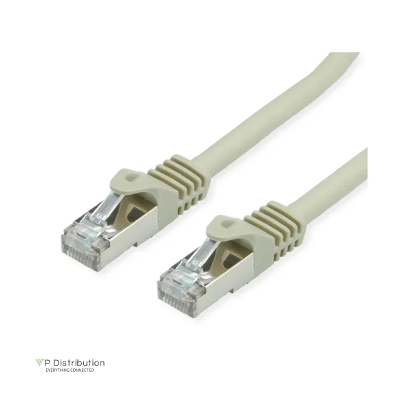 VALUE S/FTP Cable Cat.7, RJ45, 500 MHz/Class EA, grey, 0.5m