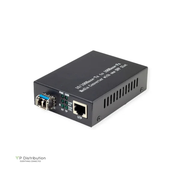 VALUE 10/100 Fast Ethernet Converter, RJ45 to GBIC LC