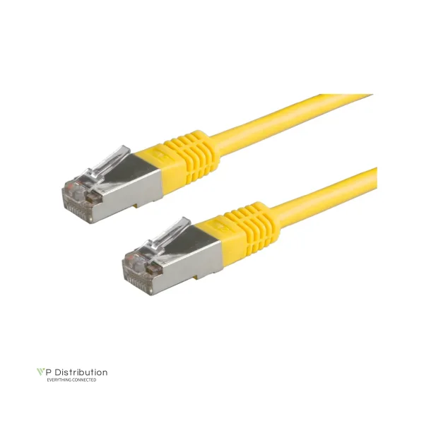 VALUE S/FTP (PiMF) PatchCord Cat.6/Class E, yellow, 10m