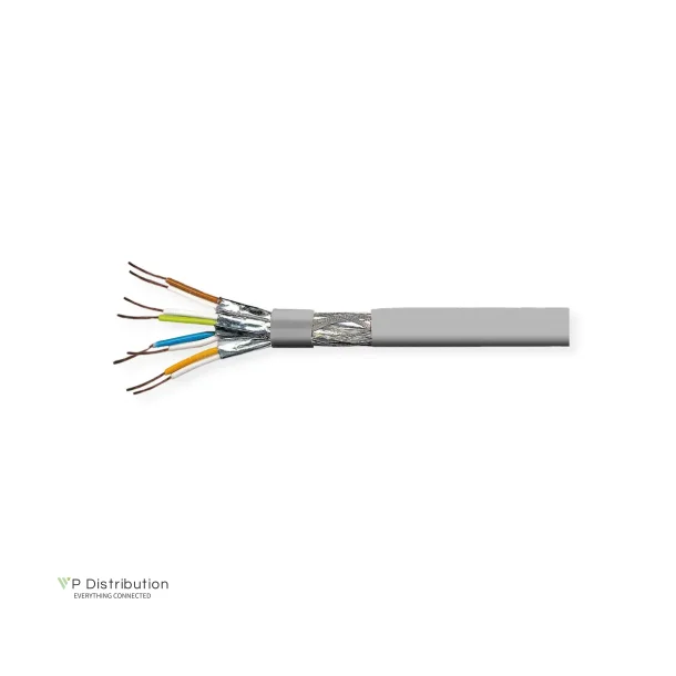 VALUE S/FTP Cable Cat.8 (Class I), Solid Wire, LSOH, 100 m