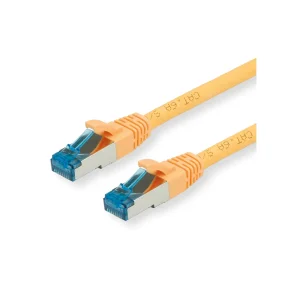 VALUE S/FTP (PiMF) PatchCord Cat.6A/Class EA, yellow, 0.3m
