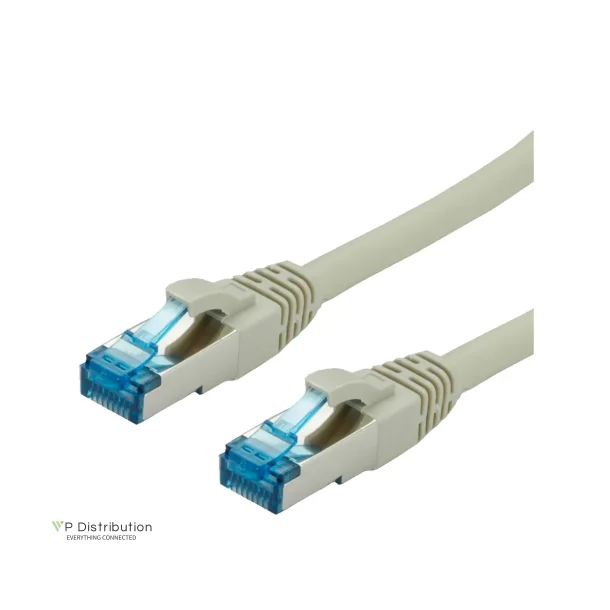 VALUE S/FTP (PiMF) PatchCord Cat.6A/Class EA, grey, 1.5m