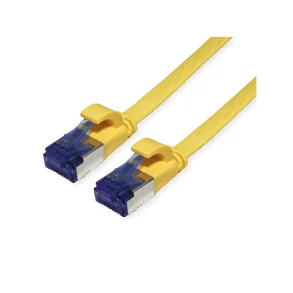 VALUE FTP PatchCord Cat.6A/Class EA, Flat, yellow, 3m