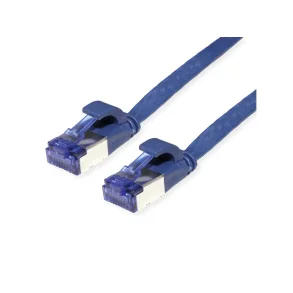 VALUE FTP PatchCord Cat.6A/Class EA, Flat, blue, 1.5m
